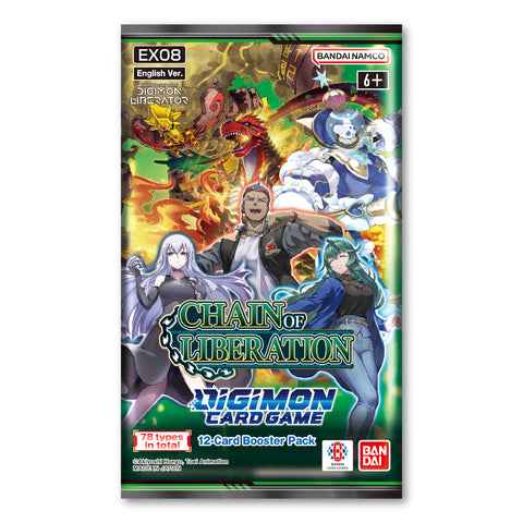 Digimon - EX08 - Chain of Liberation Booster Case (12x Display)