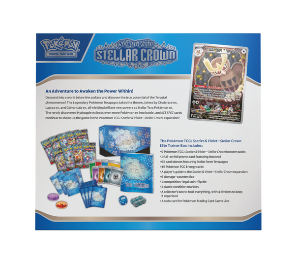 Pokemon Stellar Crown Elite Trainer Box