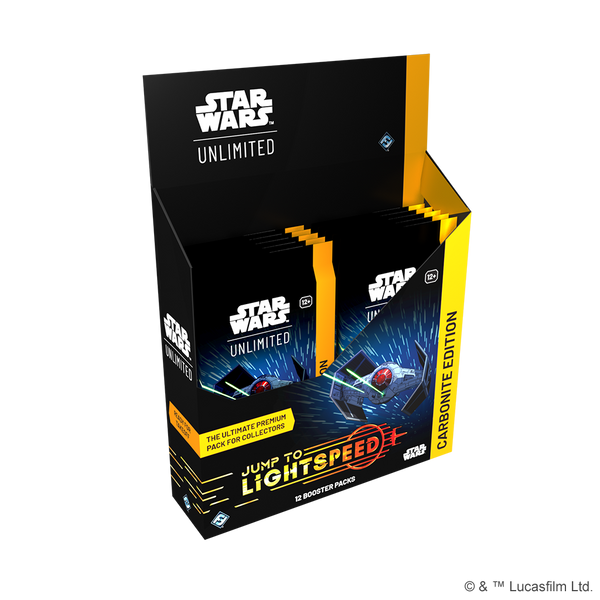 Star Wars Unlimited - Carbonite Booster Display - Jump to Lightspeed